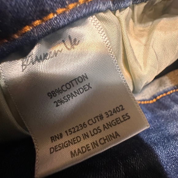 Between Us LA Designed Distressed Ripped Skinny Jeans‎ High Rise Frayed Hem 16 - Picture 5 of 14